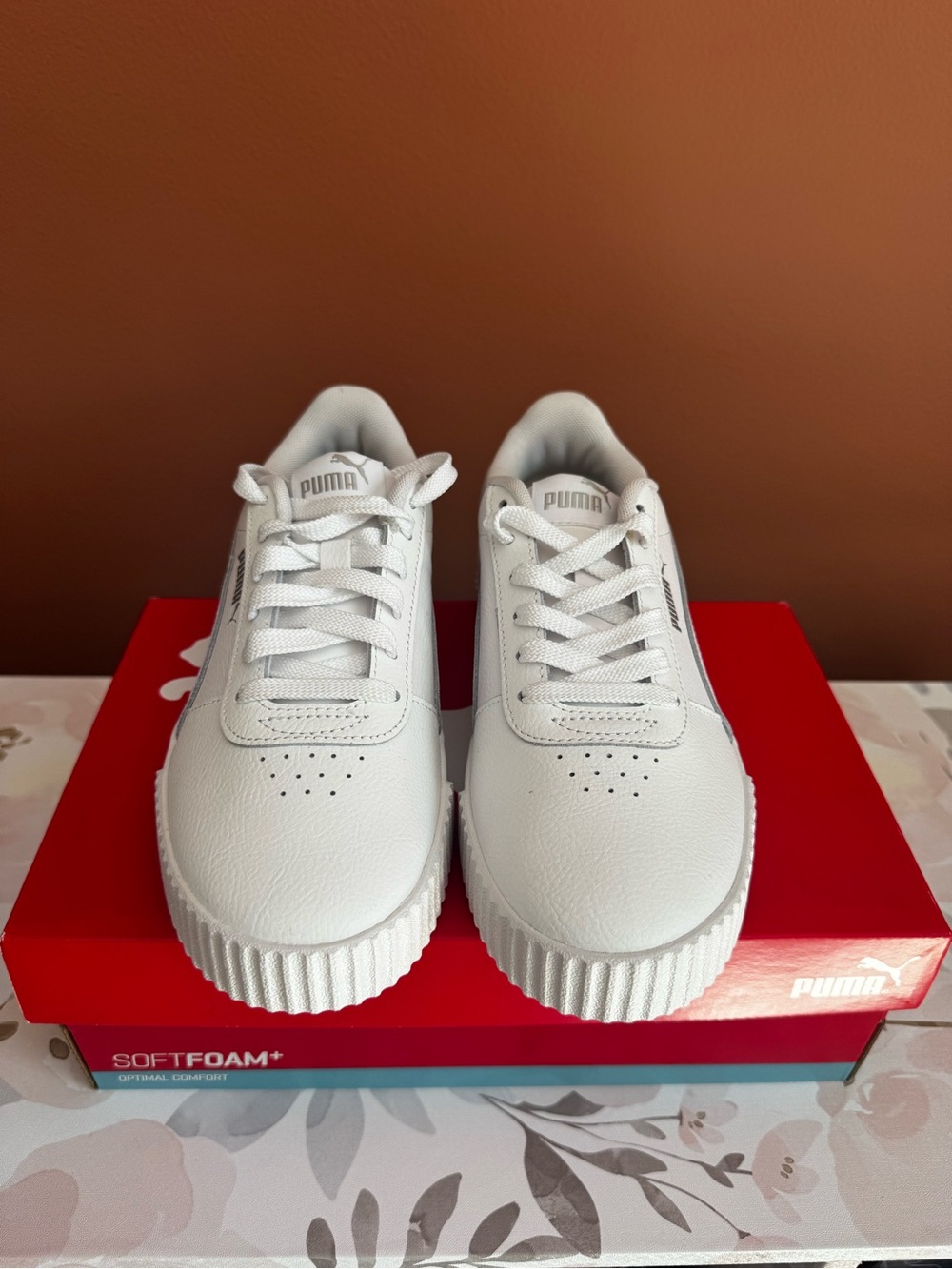Brand New Puma Carina L Sneakers – Women’s Size 7 - Picture 1 of 9